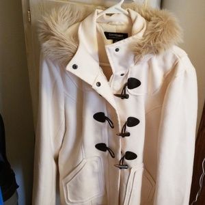 Coffee shop brand winter dress pea coat